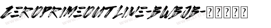 ZeroPrimeOutline-BWBjB字体转换