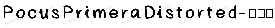 PocusPrimeraDistorted字体转换