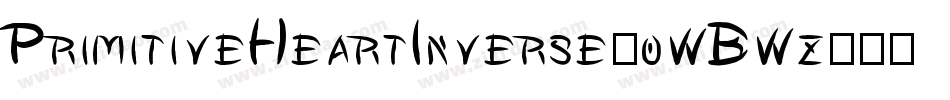 PrimitiveHeartInverse-owBwz字体转换