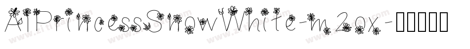 AlPrincessSnowWhite-m2ox字体转换