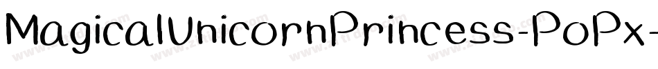 MagicalUnicornPrincess-PoPx字体转换