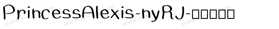 PrincessAlexis-nyRJ字体转换