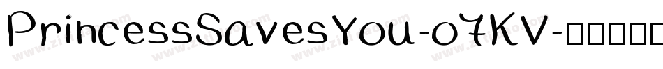 PrincessSavesYou-o7KV字体转换
