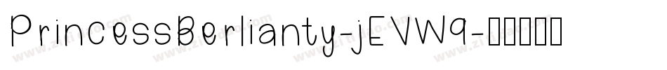 PrincessBerlianty-jEVW9字体转换