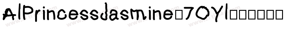AlPrincessJasmine-7OYl字体转换
