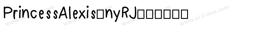 PrincessAlexis-nyRJ字体转换