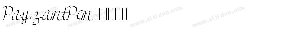 PayzantPen字体转换