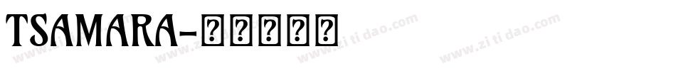 TSAMARA字体转换