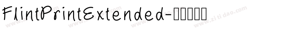 FlintPrintExtended字体转换