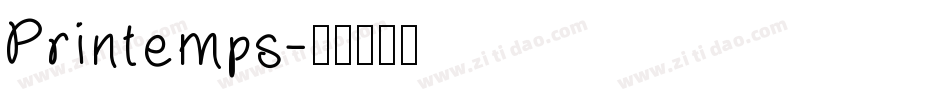 Printemps字体转换
