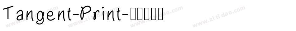 Tangent-Print字体转换