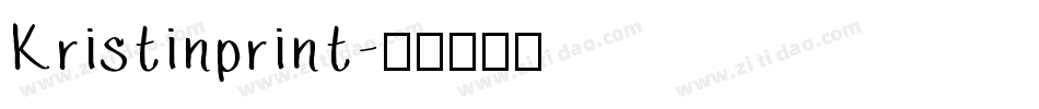 Kristinprint字体转换