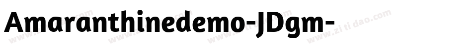 Amaranthinedemo-JDgm字体转换