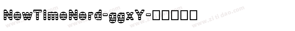NewTimeNerd-ggxY字体转换