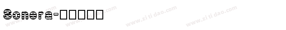 Sonera字体转换