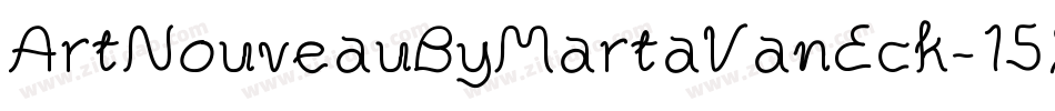 ArtNouveauByMartaVanEck-159Z字体转换