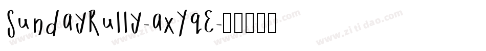 SundayRully-axYqE字体转换