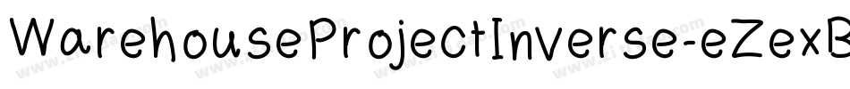 WarehouseProjectInverse-eZexB字体转换