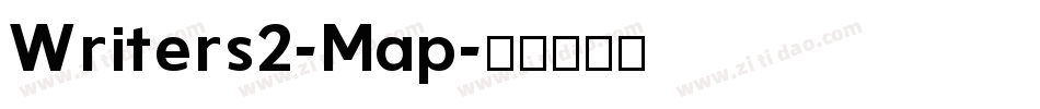 Writers2-Map字体转换