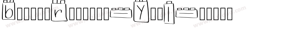 BlocksRegular-YyeL字体转换