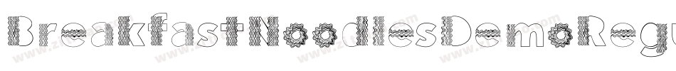 BreakfastNoodlesDemoRegular-1Ga5L字体转换