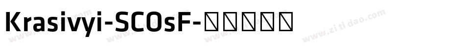 Krasivyi-SCOsF字体转换