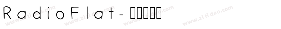 RadioFlat字体转换
