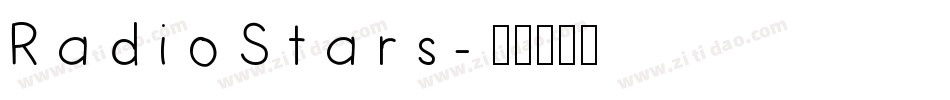 RadioStars字体转换