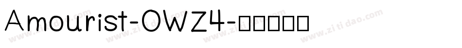 Amourist-OWZ4字体转换