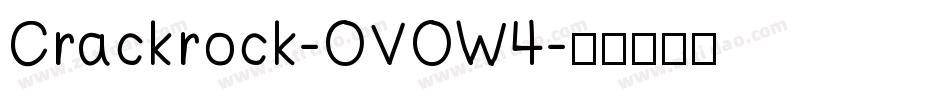 Crackrock-OVOW4字体转换