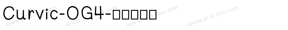 Curvic-OG4字体转换