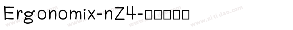 Ergonomix-nZ4字体转换