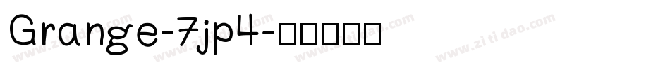 Grange-7jp4字体转换