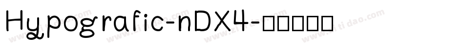 Hypografic-nDX4字体转换
