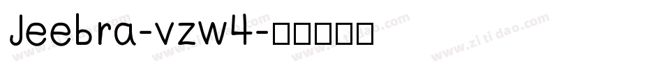 Jeebra-vzw4字体转换