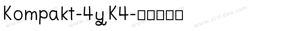 Kompakt-4yK4字体转换