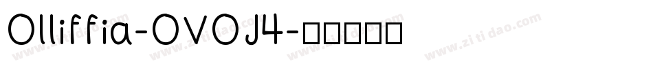 Olliffia-OVOJ4字体转换