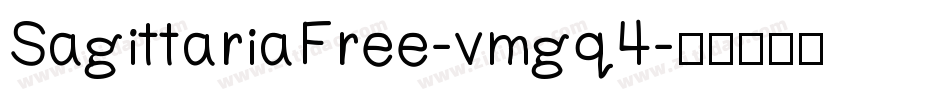 SagittariaFree-vmgq4字体转换