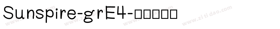 Sunspire-grE4字体转换