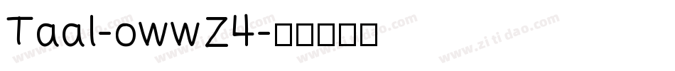 Taal-owwZ4字体转换