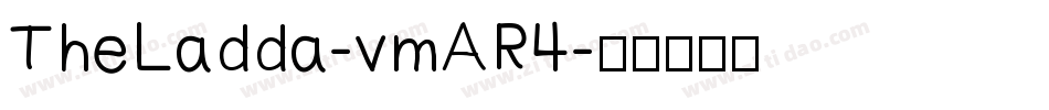 TheLadda-vmAR4字体转换