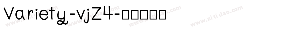 Variety-vjZ4字体转换