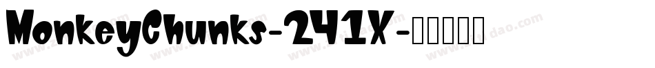 MonkeyChunks-241X字体转换
