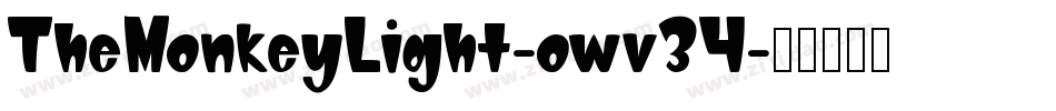 TheMonkeyLight-owv34字体转换