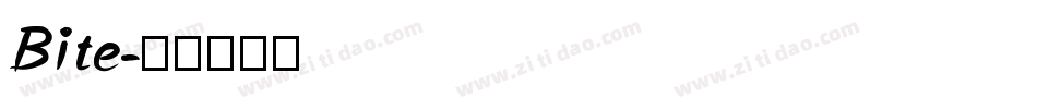 Bite字体转换