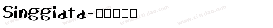 Singgiata字体转换
