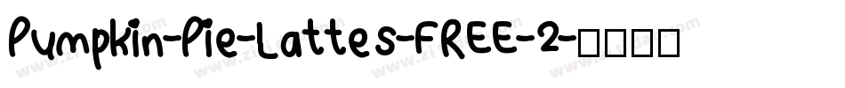Pumpkin-Pie-Lattes-FREE-2字体转换