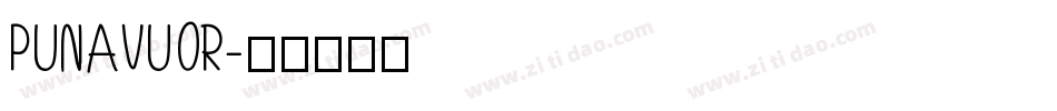 PUNAVUOR字体转换