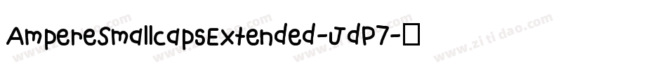 AmpereSmallcapsExtended-JdP7字体转换