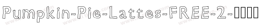 Pumpkin-Pie-Lattes-FREE-2字体转换